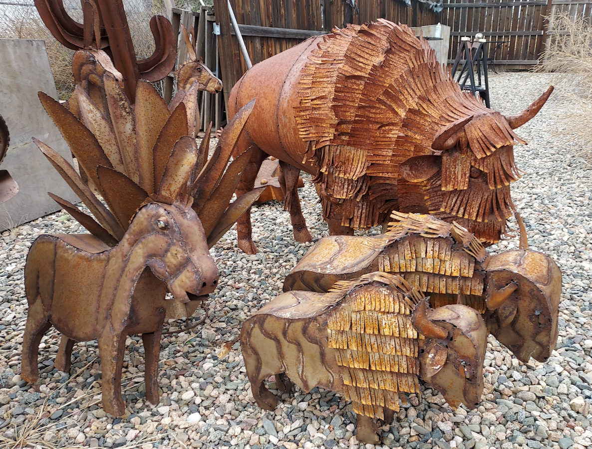 Hand Crafted Horses, Safari Animals and Creative Rustic Critters