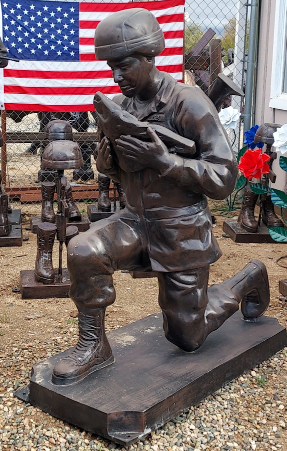Soldier Kneeling