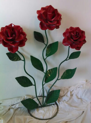 Three-Foot Trio Rose Bouquet