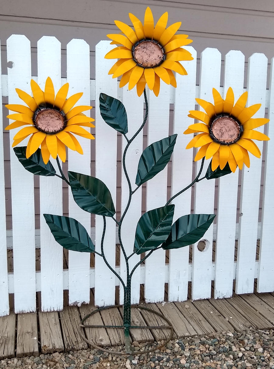 Large Sunflower, 4'