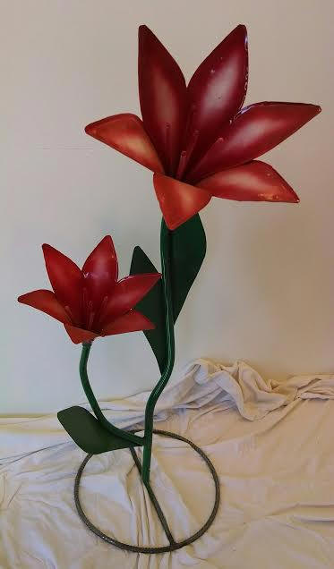 Rose & Lily Plant, 2 Foot